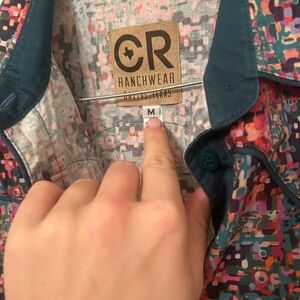 CR Ranchwear Colorful Button-Up Shirt